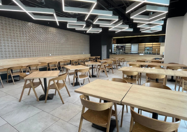 240m2 Zariadený gastro priestor/Kantína v projekte EINPARK, Einsteinova-Petržalka