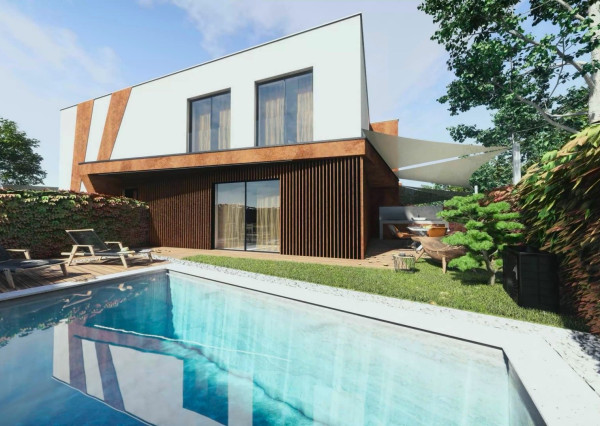 Energeticky úsporná moderná oáza v Nine s bazénom a saunou, apartmán A2