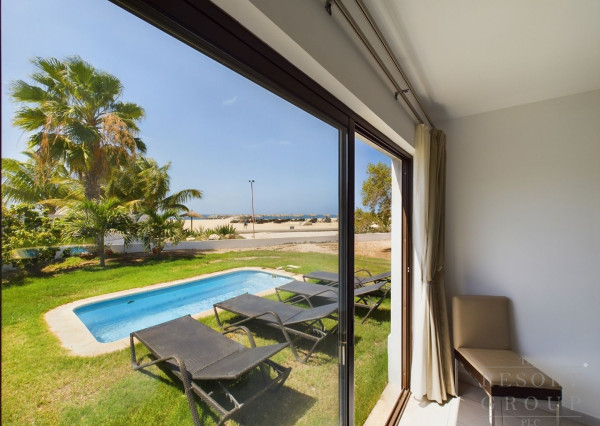 Unikátna vila na pláži v Tortuga Beach Resort, Kapverdy