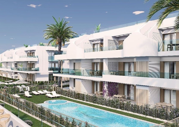 Elegantné apartmány s bazénom v Pilar de la Horadada