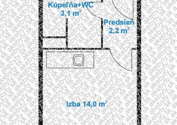 Na predaj garsónka v pôvodnom stave na Jašíkovej ulici - Bratislava II TOP