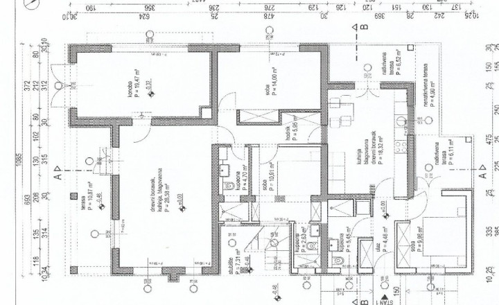 Novozrekonštruovaný dom 287 m², 6 apartmánov, 100 m od mora, Zaton, Zadar - fotografia 10