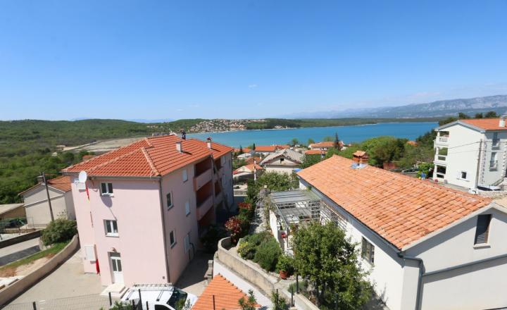 Apartmán s panoramatickým výhľadom na more, Soline, ostrov Krk, 2 spálne, 61,80 m² - fotografia 2
