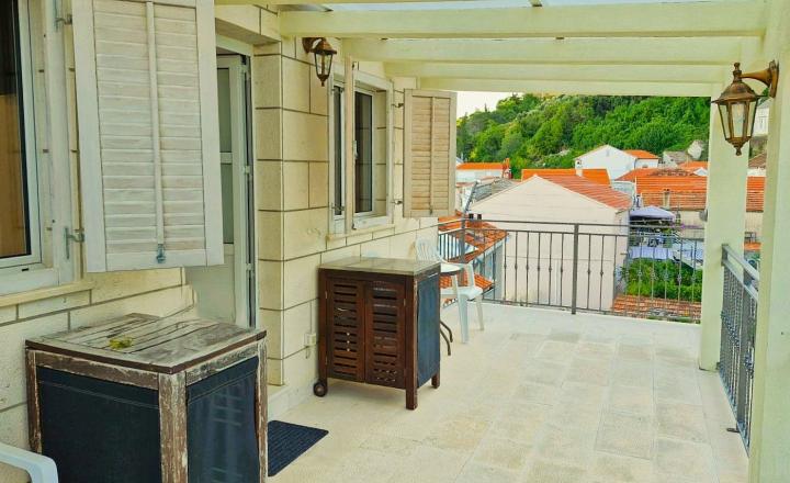 Priestranný apartmán s dvoma spálňami a výhľadom na more, Račišće, ostrov Korčula - fotografia 5