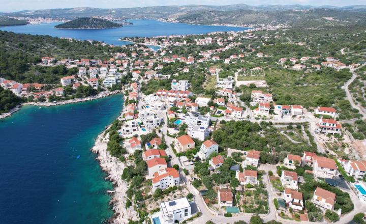 Luxusný apartmán s terasou a výhľadom na more v Stivašnici, 79,60 m² - fotografia 10