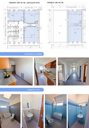 Prevádzkovo – administratívna budova vo výmere 801,66m2 na prenájom - fotografia 1
