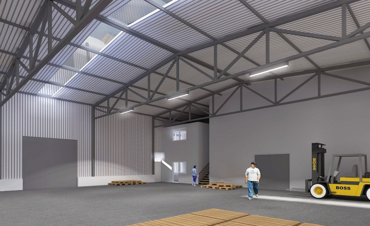 Výstavba skladových priestorov na kľúč, Bratislavská ulica, Trnava, 500-2400m2